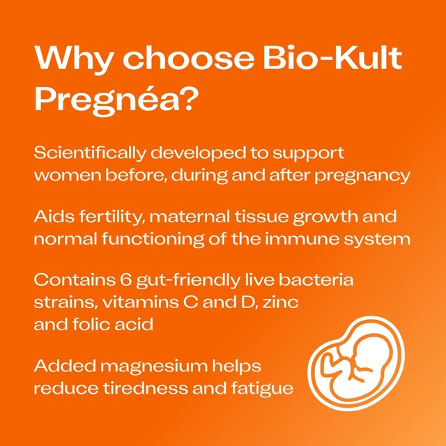 Bio-Kult Pregnea probiotic supplement capsules 60 capsules - British product