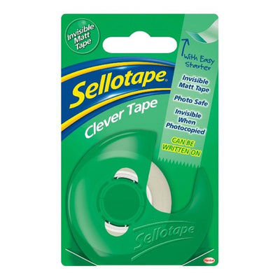 M&S Sellotape Clever 18mm Adhesive Tape Dispenser 25m- Buy online at McGrocer