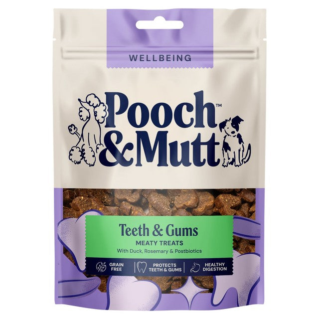 Pooch & Mutt duck rosemary dog treats 120g, imported from the UK