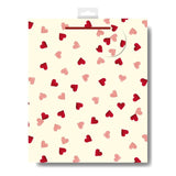 Woodmansterne Emma Bridgewater pink hearts large gift bag - British product