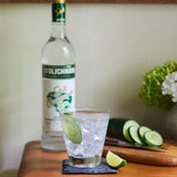 Stoli Cucumber Vodka 70cl Glass Bottle (British brand)