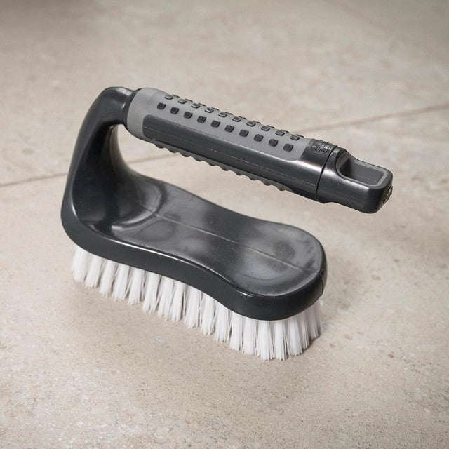 Addis Metallic Graphite floor scrub brush - British product