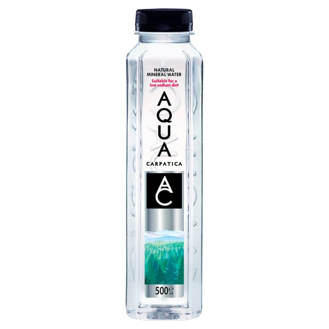 Aqua Carpatica low sodium mineral water 6x500ml - British product