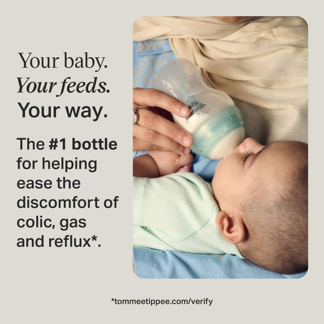 Tommee Tippee anti-colic newborn baby bottle starter kit (British brand)