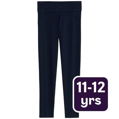 Leggings M&S en coton mélangé pour filles, bleu marine 11-12 ans - Achetez en ligne chez McGrocer