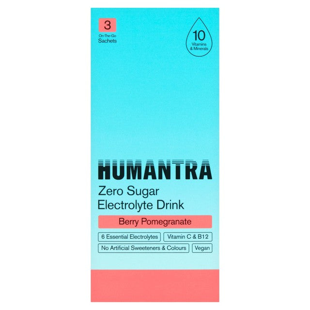 Humantra Berry Pomegranate Electrolyte Powder (British brand)