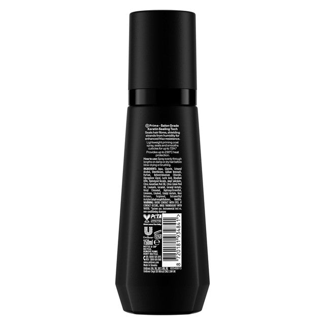 TRESemme Keratin Seal Smooth hair spray, imported from the UK