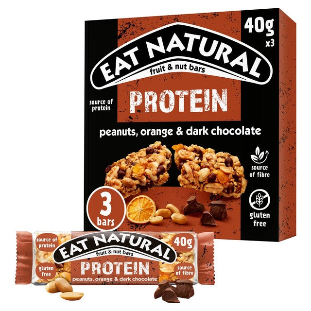 Eat Natural chocolate and orange protein bar 40g - British product