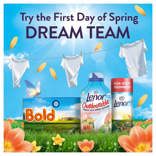 Lenor fabric conditioner Outdoorable First Day of Spring 60 washes, imported from the UK