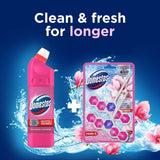 Domestos Magnolia Toilet Rim Block - British product