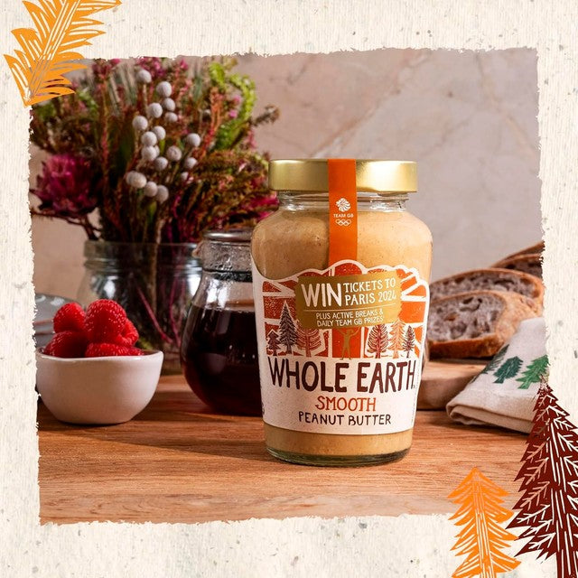 Whole Earth smooth peanut butter - British product