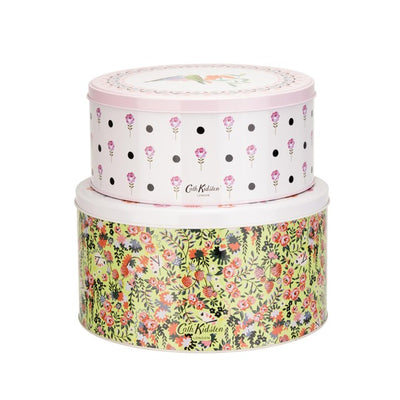 M&S Cath Kidston Painted Table Cake Tin Set- Buy online at McGrocer