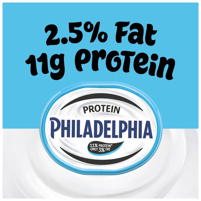 Philadelphia protein low fat cream cheese 165g, imported from the UK