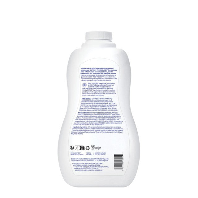 Attitude citrus zest floor cleaner 1.05L - British product