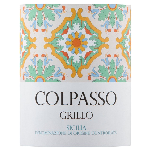 Colpasso Grillo white wine 75cl - British product