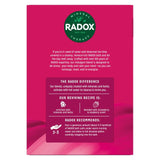 Radox Feel Radiant bath salts with strawberry and raspberry scent - British brand