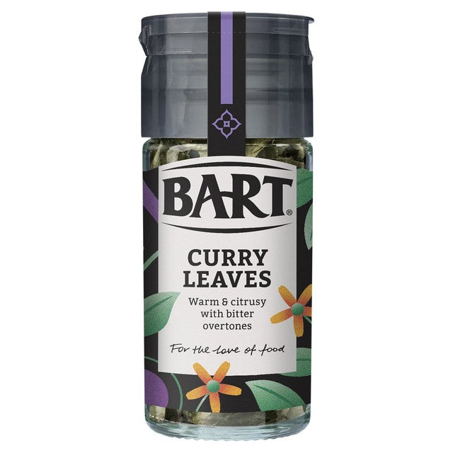 Bart freeze-dried curry leaves in a 2g jar - British product