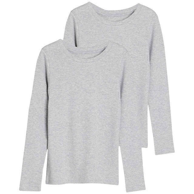 M&S Heatgen Thermal Tops grey marl 5-6 years, imported from the UK