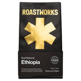 Roastworks Ethiopia Natural ground coffee 200g, imported from the UK