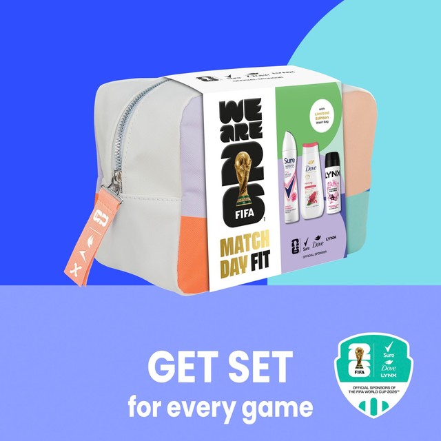 Fifa Kit Bag Washbag for Her Gift Set - British product