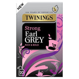 Twinings Strong Earl Grey black tea with bergamot - British brand