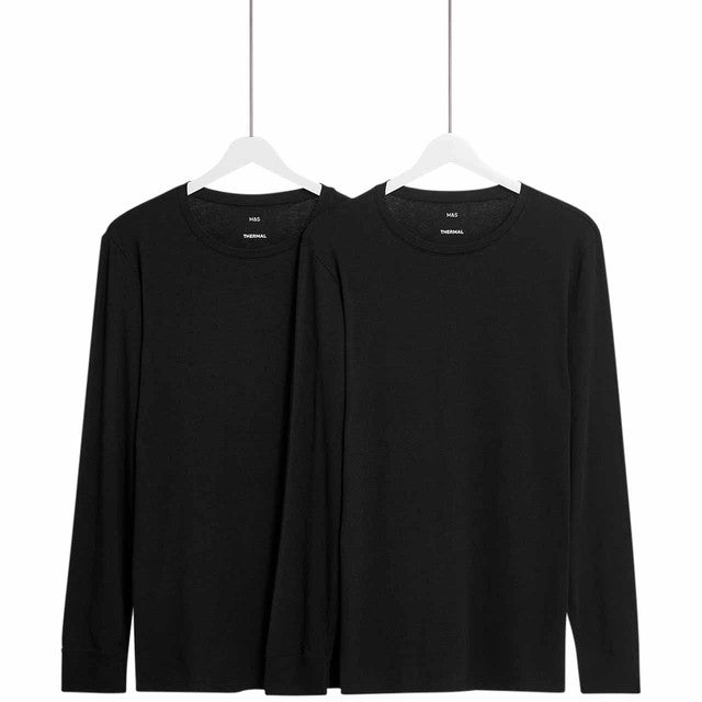 M&S Heatgen Thermal Tops XXL Black, imported from the UK