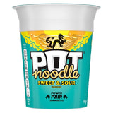 Pot Noodle sweet and sour instant noodle pot 90g, imported from the UK