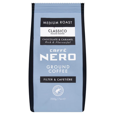 M&S Caffe Nero Classico Filter Ground Coffee 200g- Acheter en ligne chez McGrocer