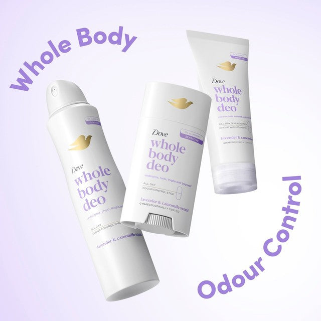 Dove lavender chamomile whole body deodorant spray - British product