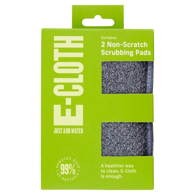 E-Cloth Non Scratch Scrubbing Pads 2 Pack - British product