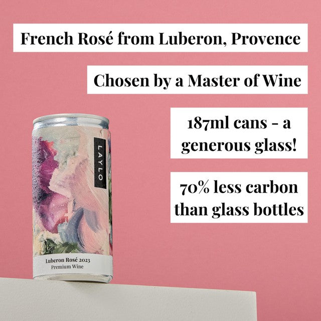 Laylo Luberon Rosé Wine 187ml, UK version