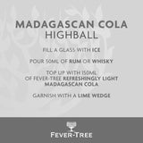 Fever-Tree Refreshingly Light Madagascan Cola mixer 500ml - British product
