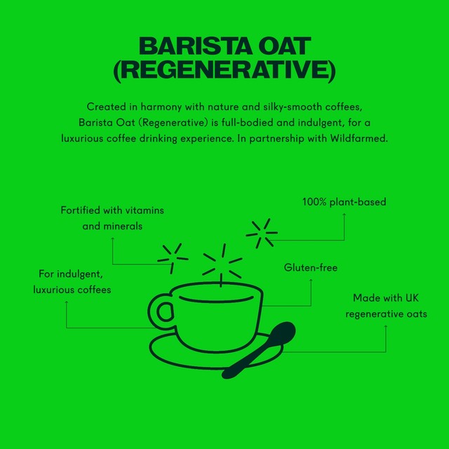Minor Figures Wildfarmed Barista Oat, imported from the UK