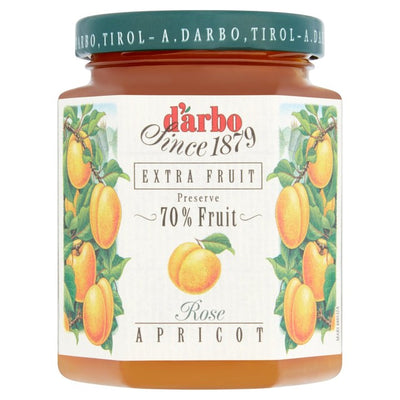 M&S Darbo Apricot Jam 70% Fruit 200g- Buy online at McGrocer