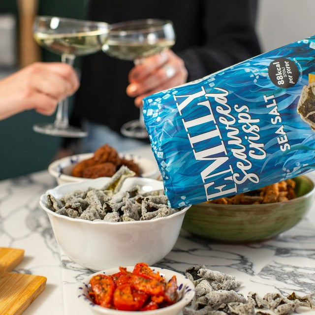 Emily Seaweed Crisps Sea Salt 50g - British product