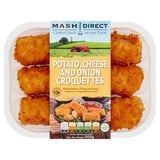 Mash Direct Potato Cheese & Onion Croquettes 300g, imported from the UK