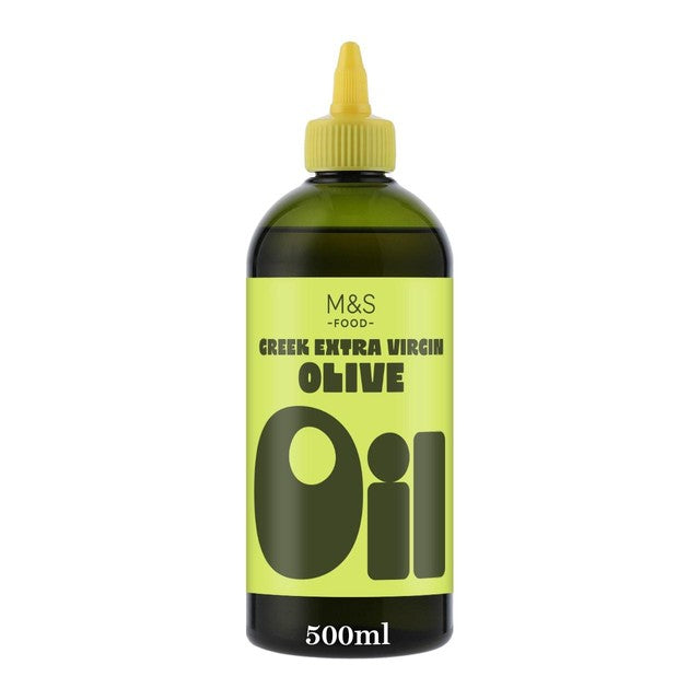 M&S Greek extra virgin olive oil, imported from the UK