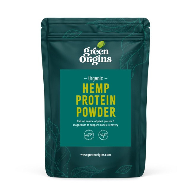 Green Origins Organic Raw Hemp Protein Powder 250g, UK version