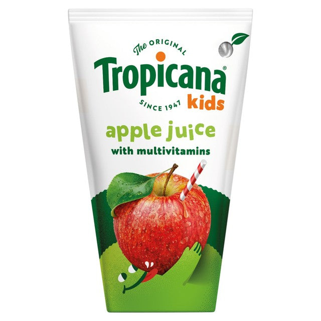 Tropicana Kids Pressed Apple Juice 4 x 150ml cartons (British brand)
