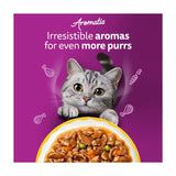 Whiskas wet cat food pouches aromatic poultry in gravy 12 x 85g (British brand)