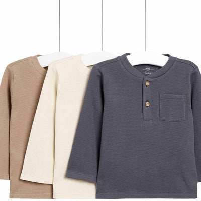 Tops Col Grand-Père Bébé M&S 6-9 Mois