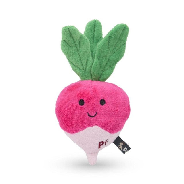 Petface radish plush dog toy - British product