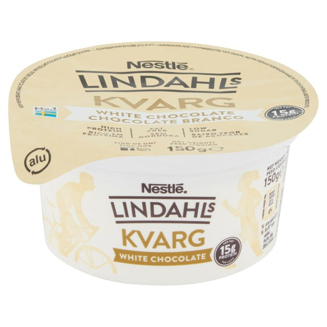 Lindahls White Chocolate Flavoured Quark 150g, UK version