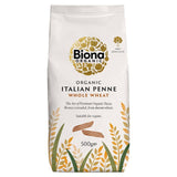 Biona Whole Wheat Penne Pasta 500g - British product