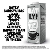 Oatly Barista Edition Long Life oat drink 1L, imported from the UK