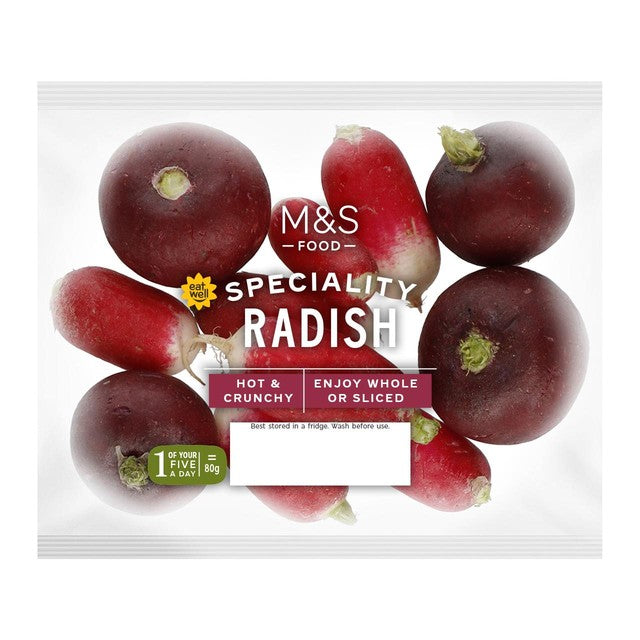 M&S radish salad 150g, imported from the UK