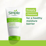 Simple moisturising facial wash 150ml (British brand)