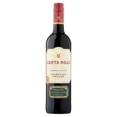 M&S Carta Roja Pura Økologisk Tempranillo Rødvin 75cl- Kjøp online hos McGrocer