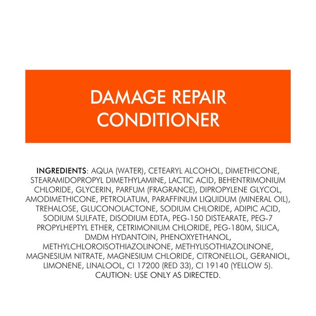 Toni & Guy Damage Repair Conditioner 250ml (British brand)
