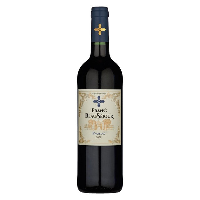 Franc Beausejour Pauillac red wine 75cl - British product